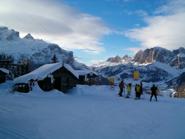 A sciare in Alta Badia 2003
