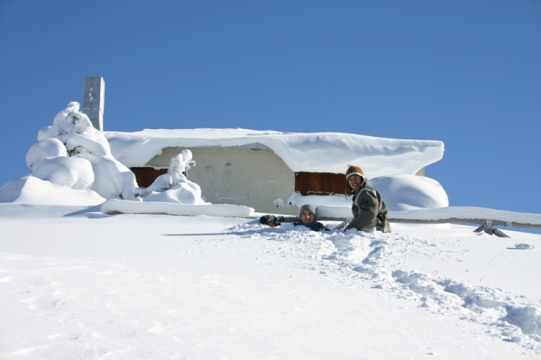 I miei amici sepolti dalla neve......