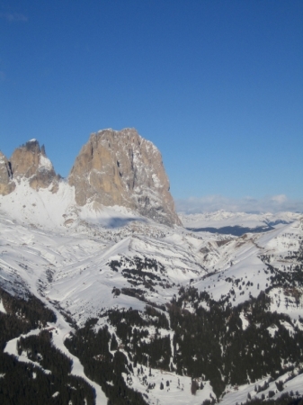 Il Sasso Lungo Dal Belvedere Di Canazei