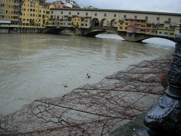 L'arno A Ponte Vecchio