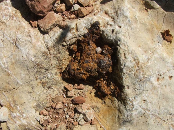 Nodulo Di Marcasite Alterato