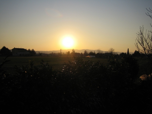 Tramonto da casa mia