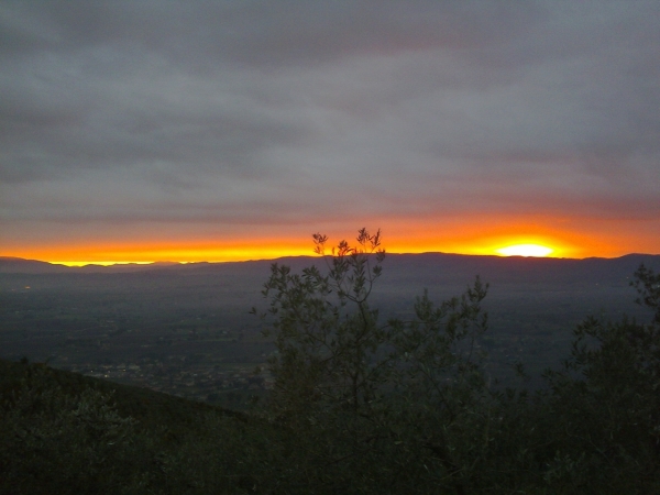 Tramonto Sul Subasio